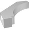 Ekena Millwork 6-in. W x 30-in. D x 34-in. H Imperial Architectural Grade PVC Knee Brace BRCP06X30X34IMP - alternate 6